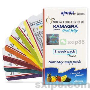 泰国果冻 KAMAGRA Oral Jelly 速效万艾可 7 种水果味口服果冻