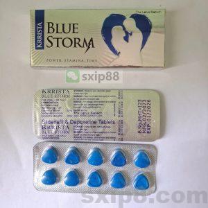 蓝色风暴KRRISTA BLUE STORM印度万艾可双效片(威而刚)