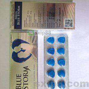 蓝色风暴KRRISTA BLUE STORM印度万艾可双效片(威而刚)