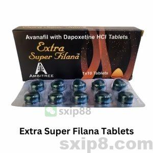 黑水鬼Extra Super Filana 阿伐那非双效 Avanafil 200mg+Dapoxetine 60mg