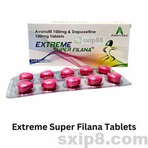 粉水鬼EXTREME SUPER FILANA 阿伐那非双效 Avanafil 100mg+Dapoxetine 100mg