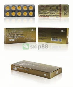 金钻VIDOFIL Super Power艾力达双效 港澳地区叫立威大Vardenafil 40mg+Dapoxetine 60mg
