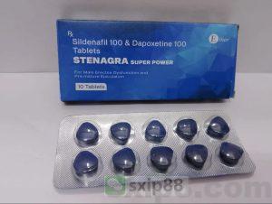 印度蓝钻双效片STENAGRA SUPER POWER万艾可双效片(威而刚)