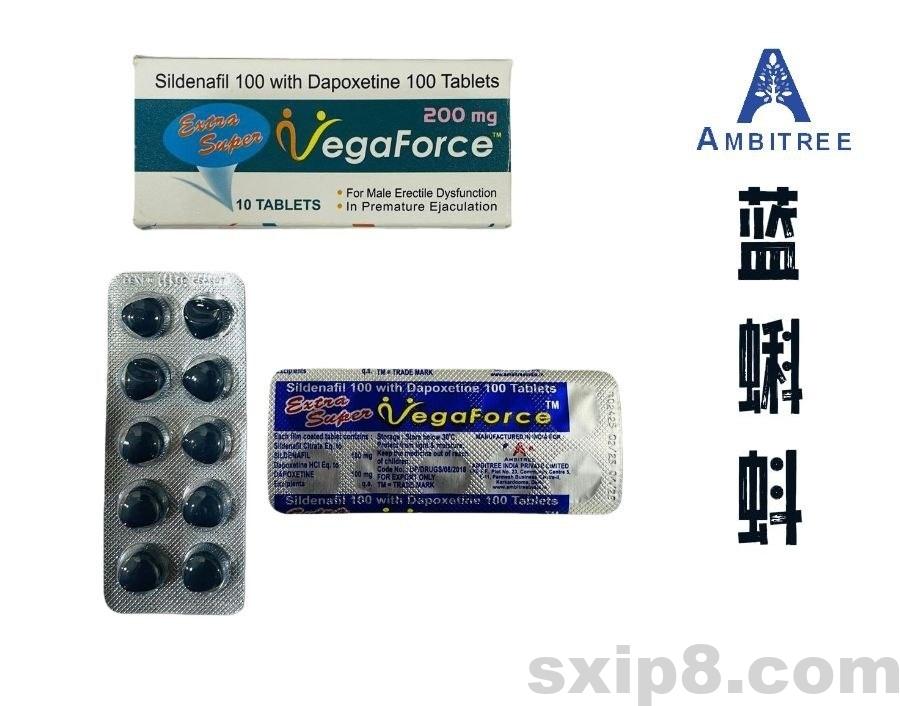 印度蓝蝌蚪双效片VegaForce万艾可双效威而刚